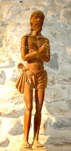 Staande Christus (hout)