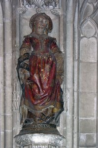 Standbeeld van Judith (polychroom steen)