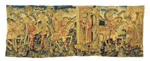 Straatsburg mythologisch wandtapijt fragment