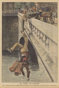 Zelfmoordpoging in Parijs
