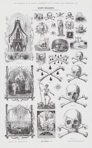 Religieuze onderwerpen (gravure) door French School