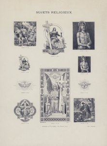 Religieuze Onderwerpen (gravure) door French School