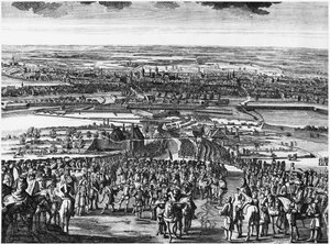 Overgave van de stad en citadel van Gent, 1678 door French School