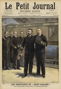 Overlevenden van de ondergang van de Ville de Saint Nazaire, 1897