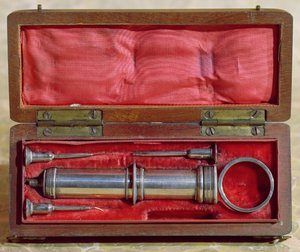 Spuit uitgevonden door Charles-Gabriel Pravaz (1791-1853) in 1853