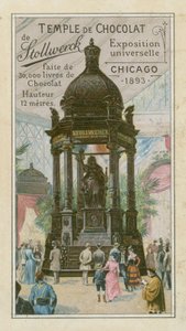 Tempel van chocolade door Stollwerck