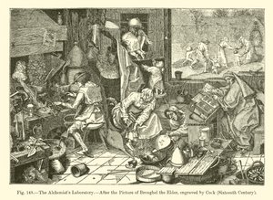 Het laboratorium van de alchemist