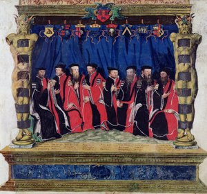 De schepenen van Toulouse, 1554-55 door French School