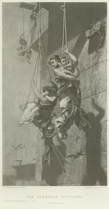 De Atheense Vluchtelingen (gravure) door French School