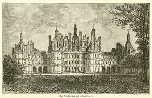 Het Kasteel van Chambord door French School