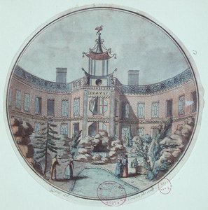 De Chinese baden in Parijs, opgericht door Lenoir door French School