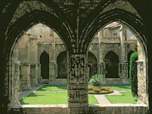 De Kloostertuin, gezien vanuit een van de galerijen