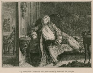 De aannemer, naar een karikatuur van Dumesnil de Jongere door French School