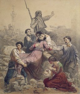 De dood van Monseigneur Affre (1793-1848) 25 juni 1848
