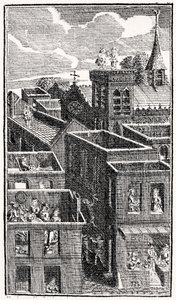 The Devil upon Two Sticks, c.1787 door French School
