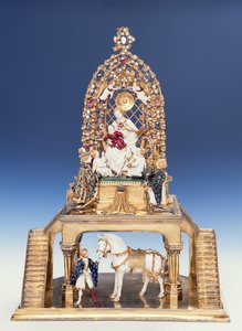 Het gouden paard van Altoetting door een Bourgondische goudsmid, ca. 1405