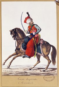 De Keizerlijke Garde, Mameluk, begin 19e eeuw door French School