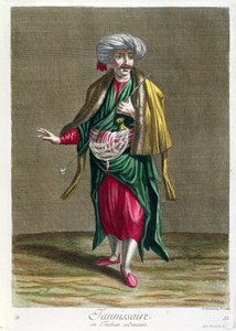 De Janitsaar, uit de Collectie van Prenten van Kostuums uit het Levant, gegraveerd door Philippe Simonneau, 1707-08 door French School