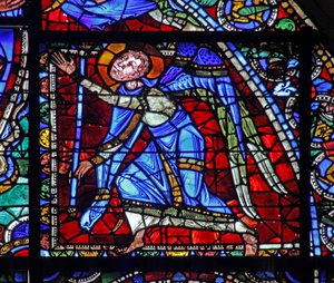 Het Leven van Christus-raam: een engel