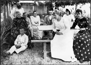 De families Monet en Hoschede, ca. 1880s