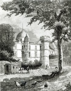 Het observatorium van Camille Flammarion in Juvisy door French School