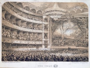 De Opera Comique in Parijs, 1850-60