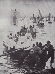 De vergeving van Sint-Anna (litho)