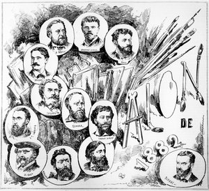 De Salon van Parijs van 1882