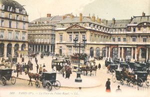 De Place du Palais Royal in Parijs, 1910 door French School