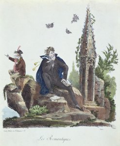 De Romantici, gegraveerd door Montoux en Cheyere, 1830