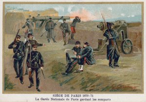 Het beleg van Parijs door French School