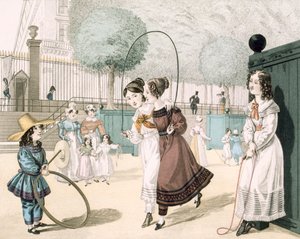 Het Touwtjespringen, plaat 115 uit Le Bon Genre, 1822