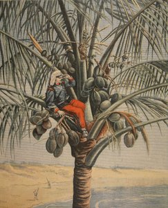 De Spaans-Amerikaanse Oorlog, illustratie uit Le Petit Journal: Supplement illustre, 12 juni 1898