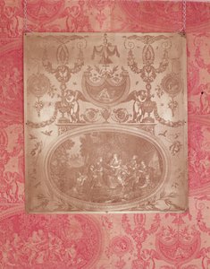 Het verhaal van Telemachus, plaat voor bedrukking op Toile de Jouy-stof door French School