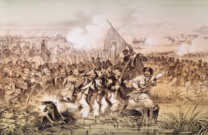 Het Turkse leger onder bevel van Omar Pasha steekt de Ingour over, 6 september 1855 door French School