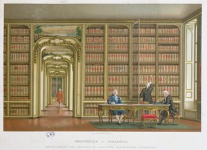De Vergennes-bibliotheek in kasteel van Versailles