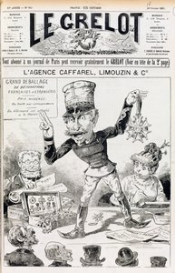 De Wilson-affaire, voorpagina van Le Grelot, 16 oktober 1887