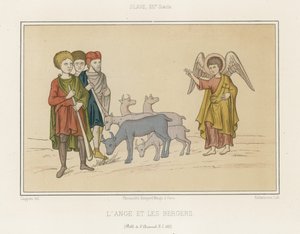 De engel en de herders door French School