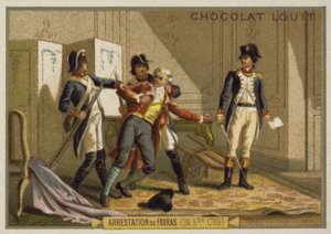 De arrestatie van de markies de Favras, Franse Revolutie, 24 december 1789