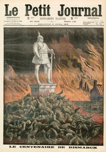 De honderdste verjaardag van Bismarck door French School