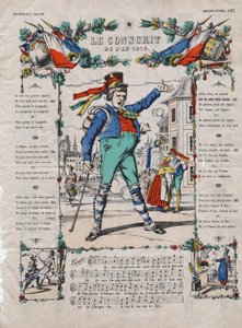 De dienstplichtige van het jaar 1810 Franse lied uit de 19e eeuw