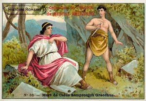 De dood van Caius Gracchus, Rome