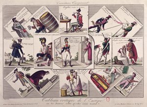 De verschillende volkeren van Europa, c.1810
