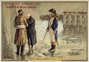 De executie van de royalistische generaal François de Charette, Nantes, 29 maart 1796