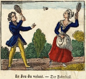 Het spel van het wiel door French School