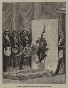 De introductie van de kandidaat in de grot