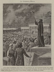 De legende van Hiram (gravure) door French School