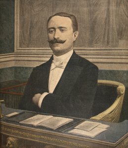 De nieuwe voorzitter van de Chambre des Députés: Paul Deschanel, illustratie uit Le Petit Journal: Supplement illustre, 26 juni 1898 door French School