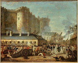De Bestorming van de Bastille en de arrestatie van M. de Launay