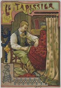De stoffeerder, ca.1900
